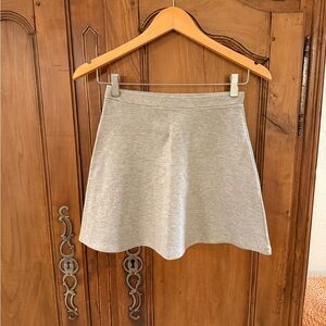 Vintage American Apparel Light Gray Circle Skirt
